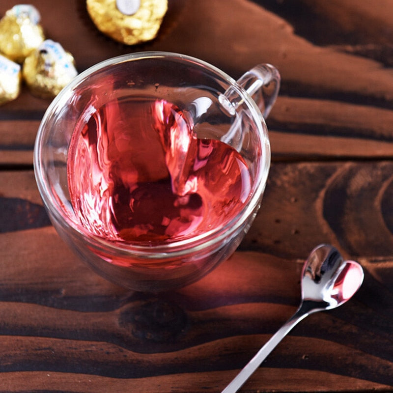 Heart Glass Cup