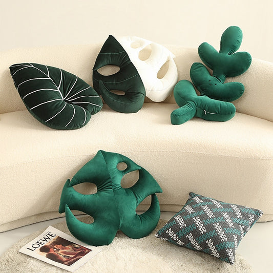 Leaf Plush Pillows