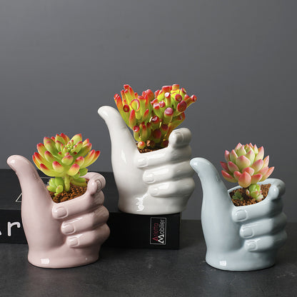 Hand Vase