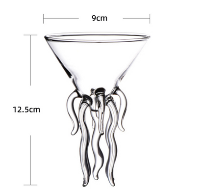 Octopus Cocktail Glass Set