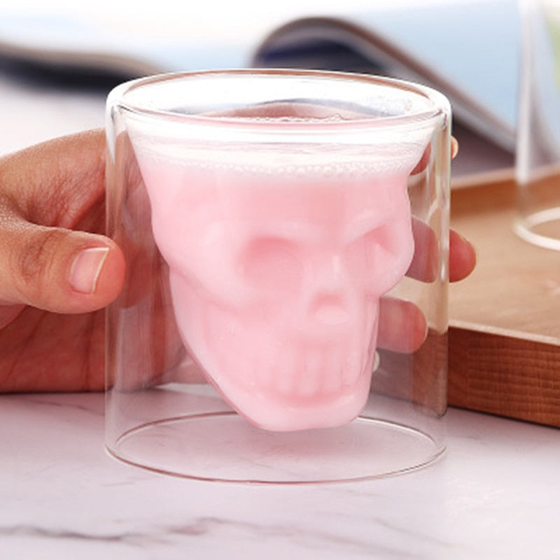 Skull Cocktail Glass