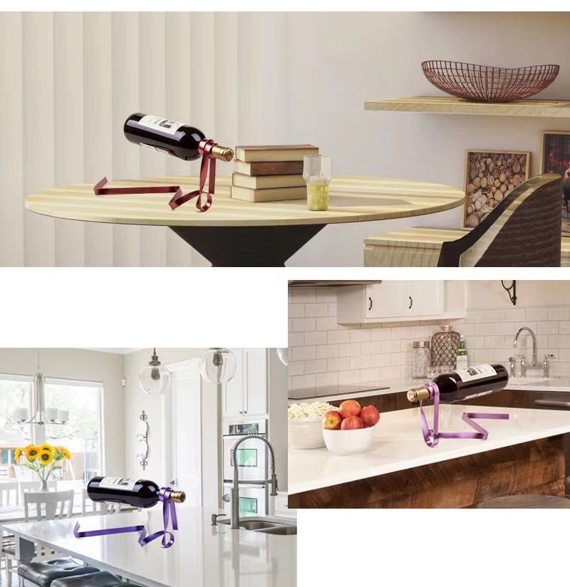 Wine Bottle Holder Ribbon