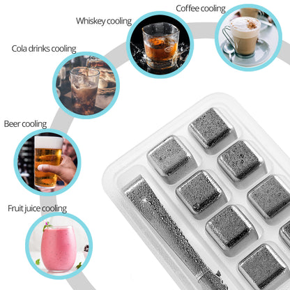 Stainless Steel Ice Cubes