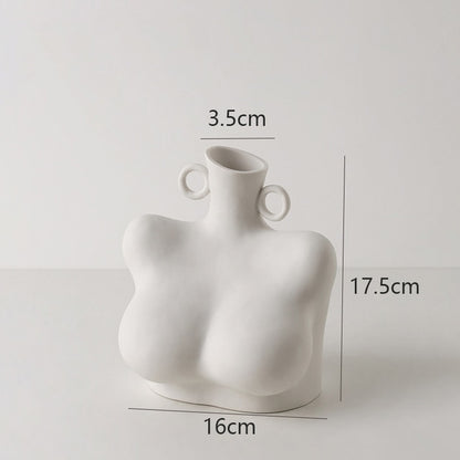 Ceramic Body Sculpture Vase