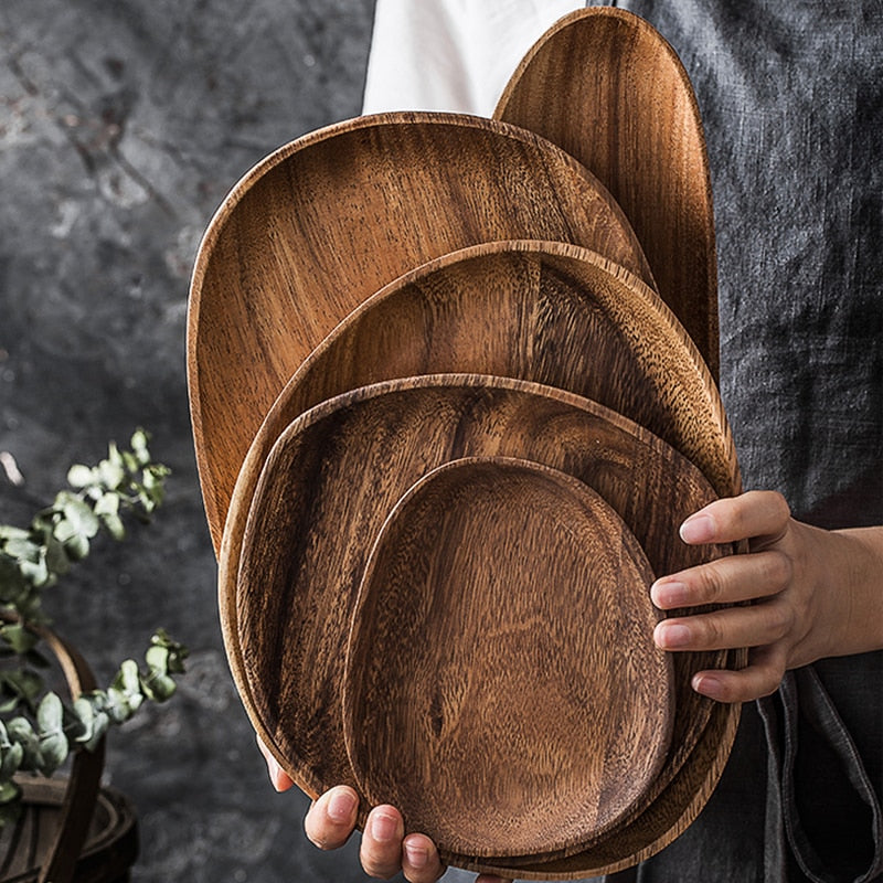 Wood Dinnerware Set