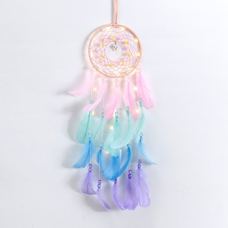 Dream Catcher Feather Lights