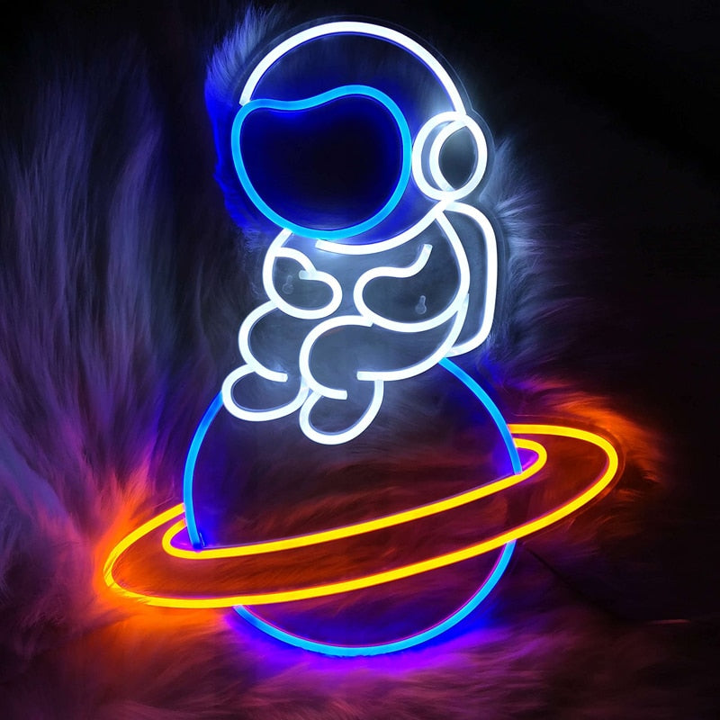 Planet Neon Sign