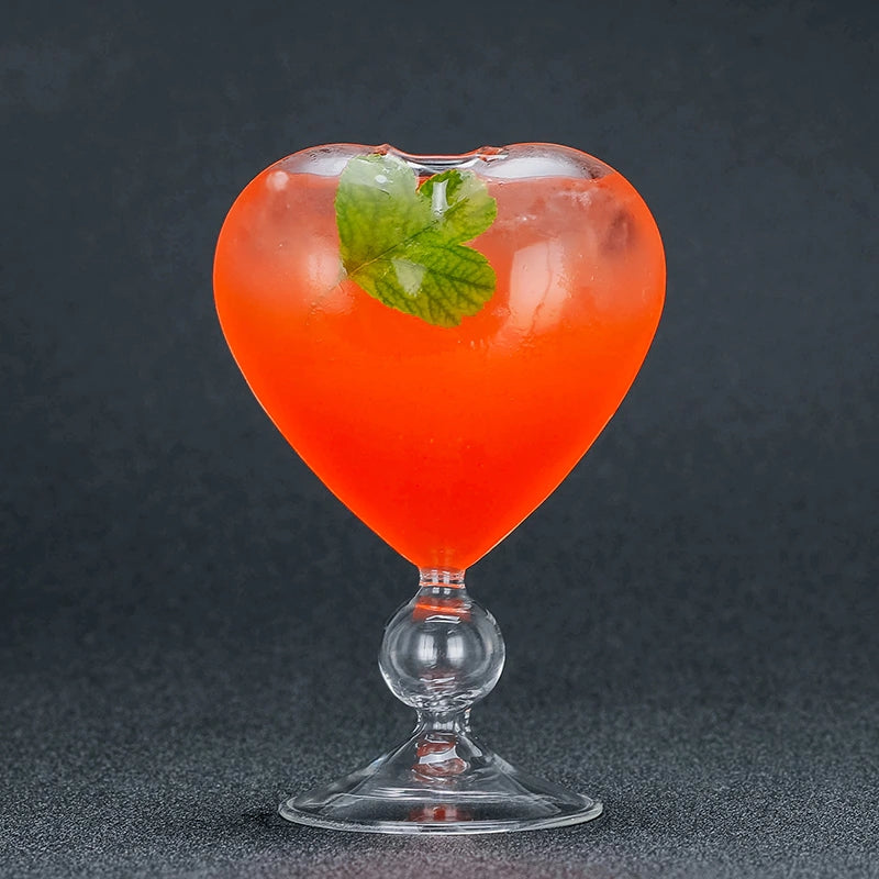 Heart Cocktail Glass