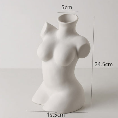 Ceramic Body Sculpture Vase