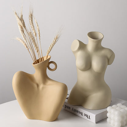 Ceramic Body Sculpture Vase