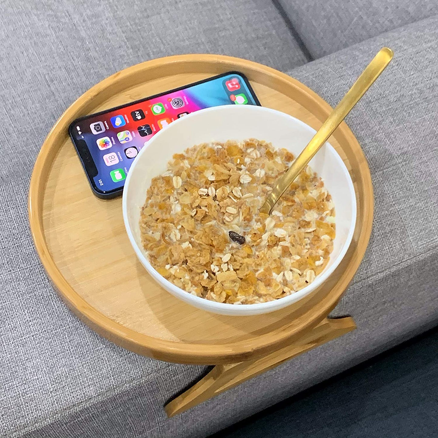 Clip-On Sofa Tray