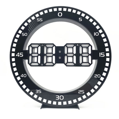 Digital Round Wall Clock