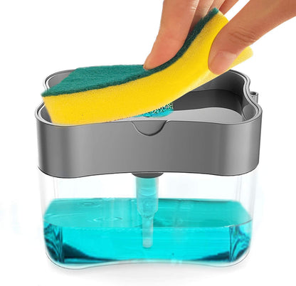 Soap Dispenser w/ Sponge Caddy