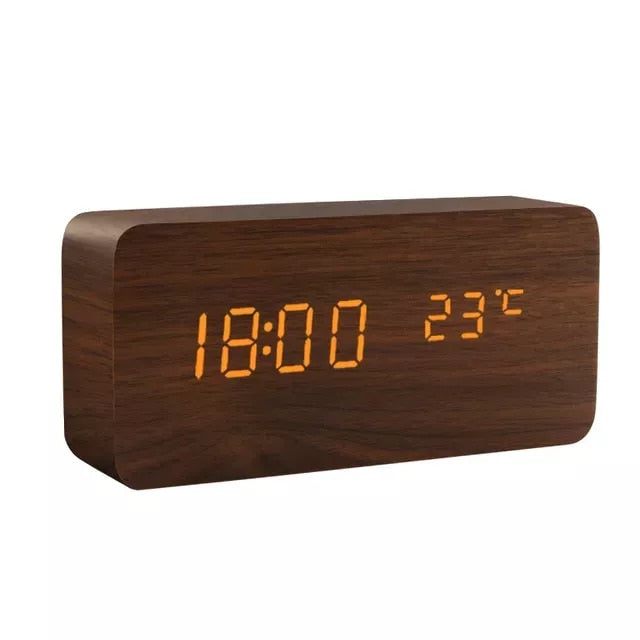 Wood Alarm Clock