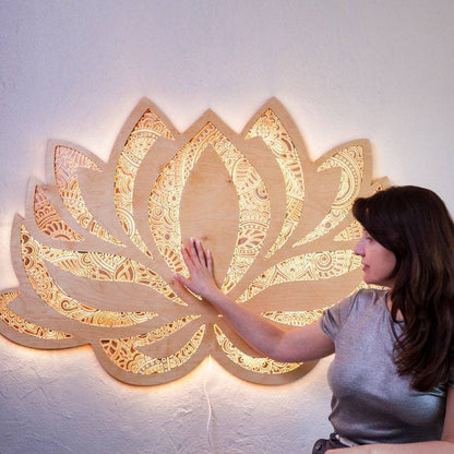 Lotus Flower Wall Light