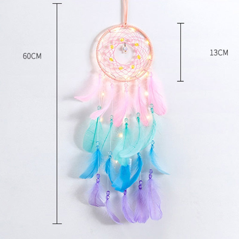 Dream Catcher Feather Lights